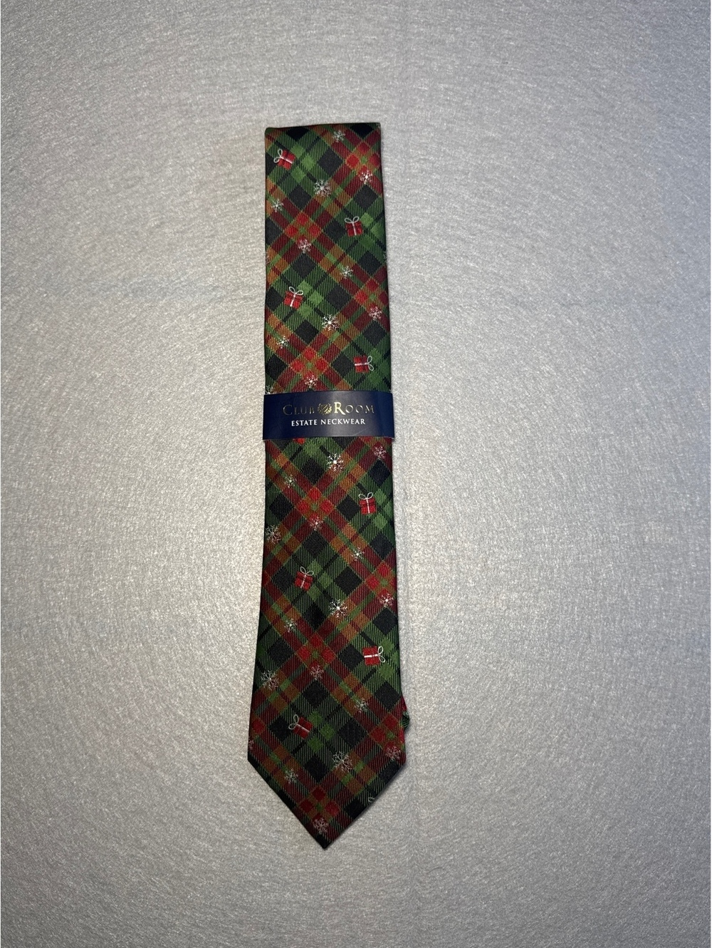 Christmas Style Plaid Men's Tie